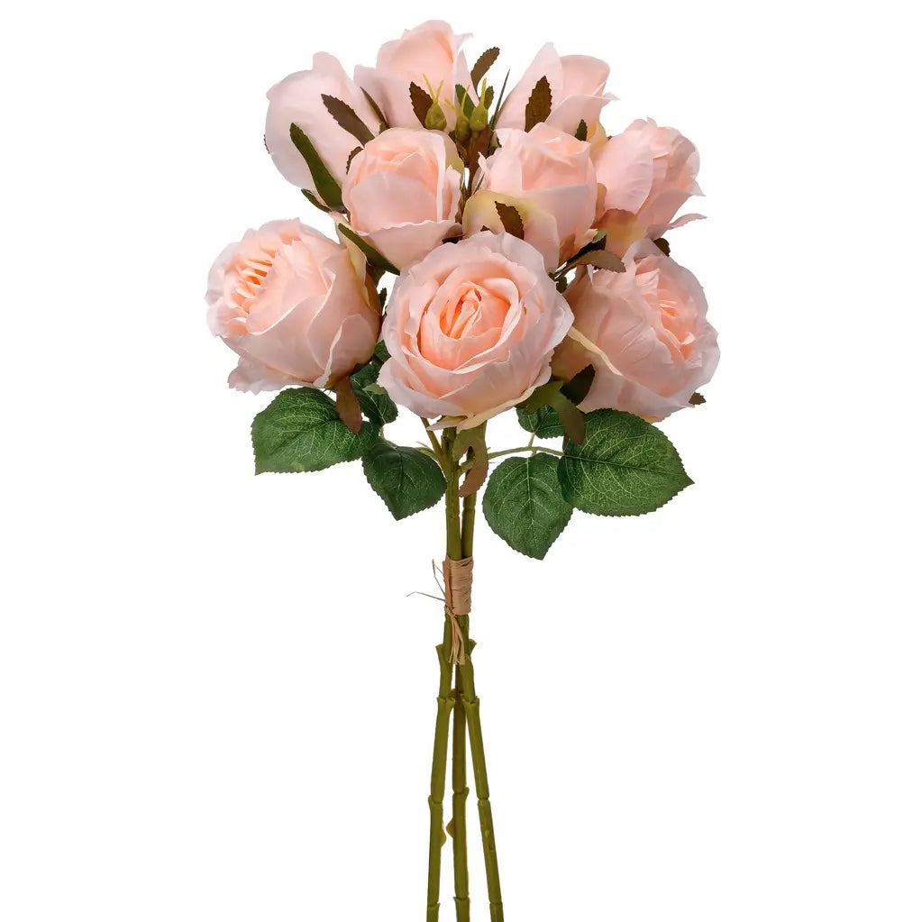 Soft Pink Garden Rose Bouquet