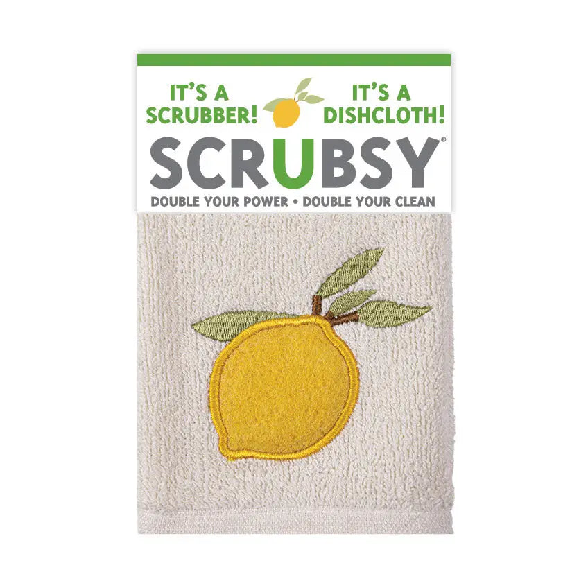Lemon Tree Scrubber + Dishcloth