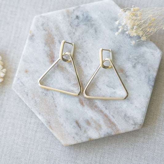 Twofold Earrings | Triangle