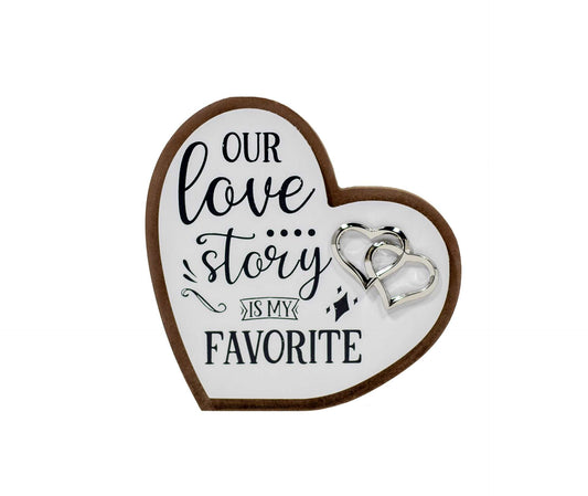 Our Love Story Plaque