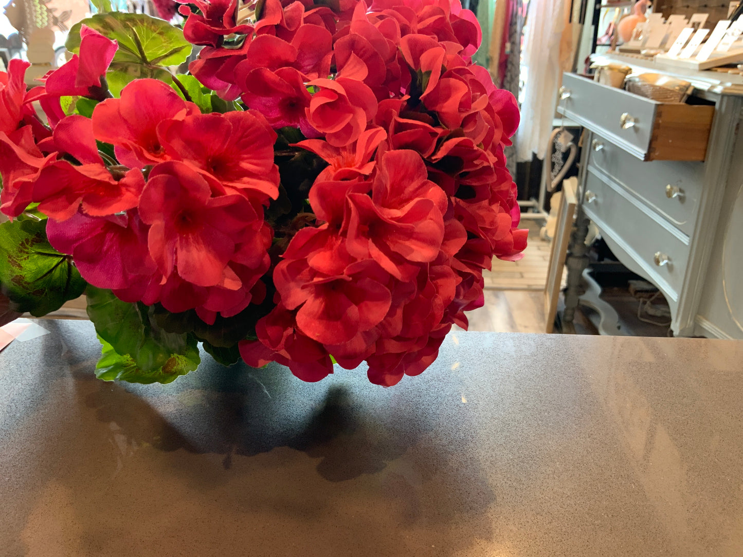Faux Geranium Bush