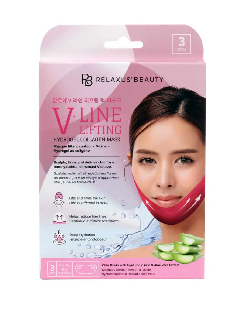 V-Line Hydrogel Collagen Lifting Mask | 3 Pack