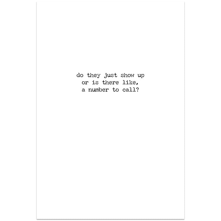 A Village Greeting Card