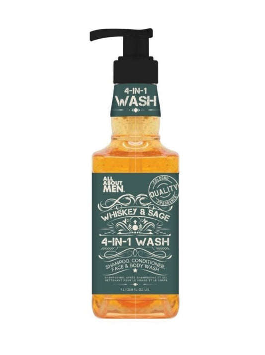 4-IN-1 Full Body Wash | Whiskey & Sage