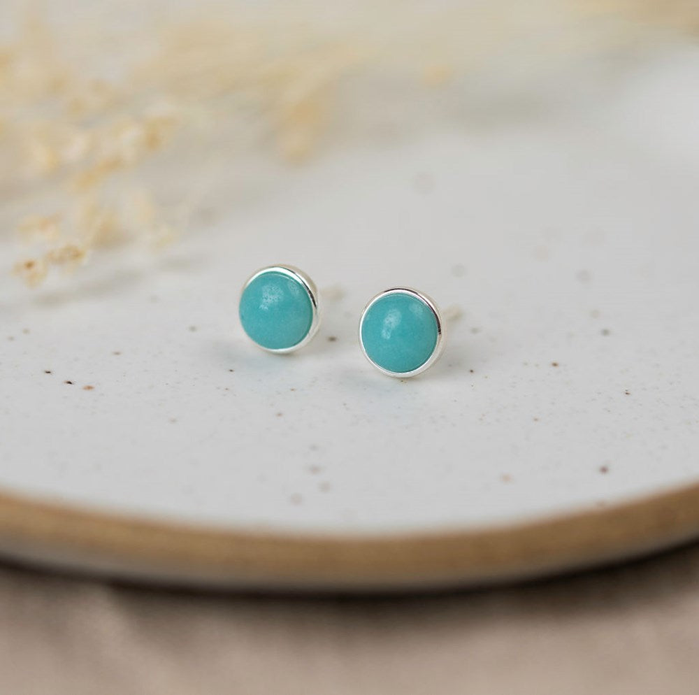 Phia Studs | Amazonite