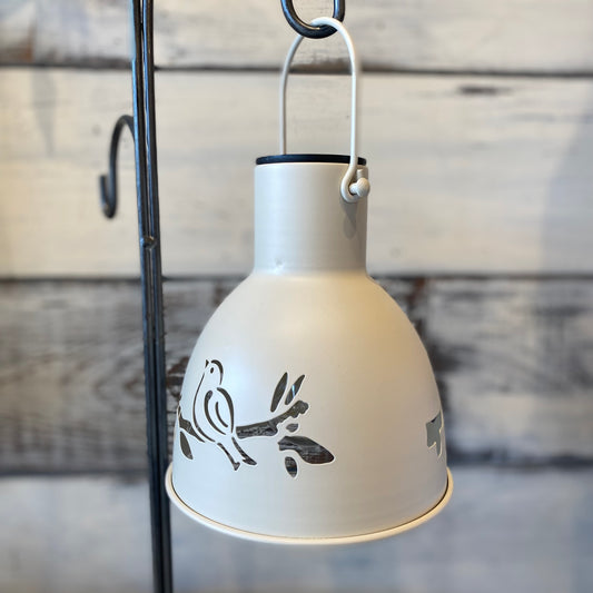 Ivory Bird LED Lantern
