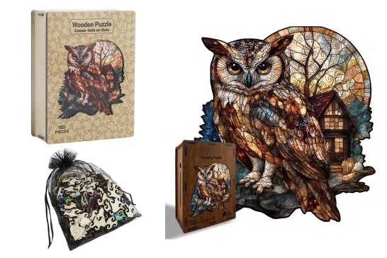 Owl Wooden Puzzle