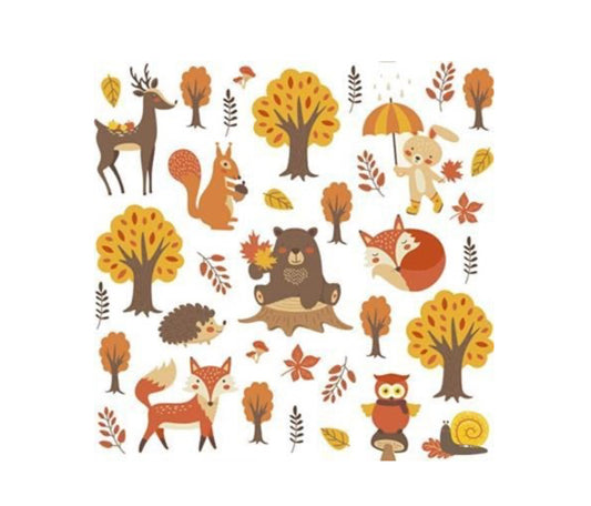 Woodland Animals Paper Napkins