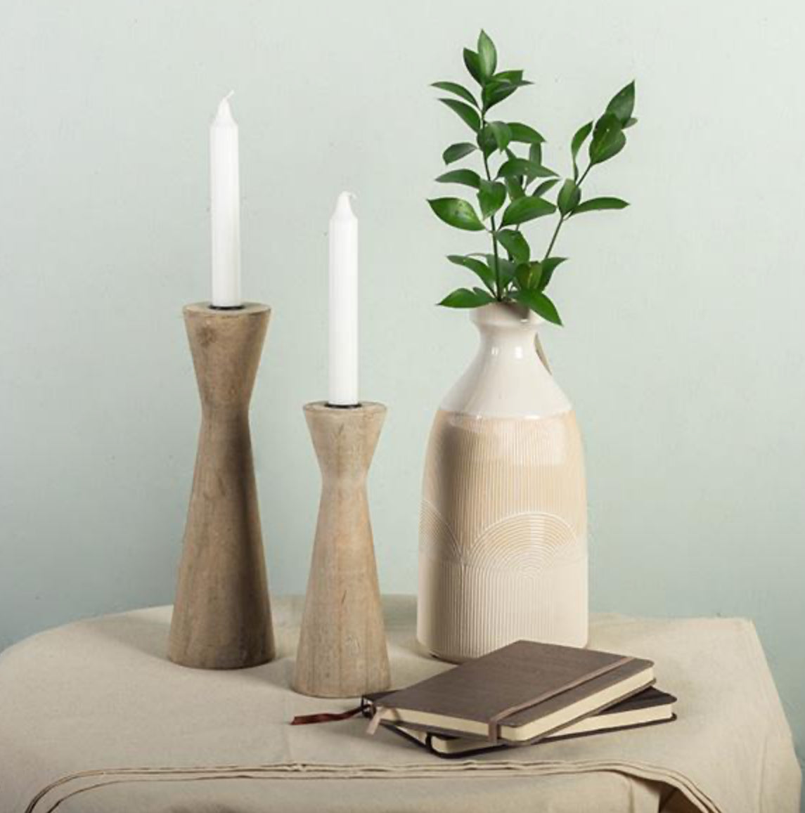 Wooden Candle Holder