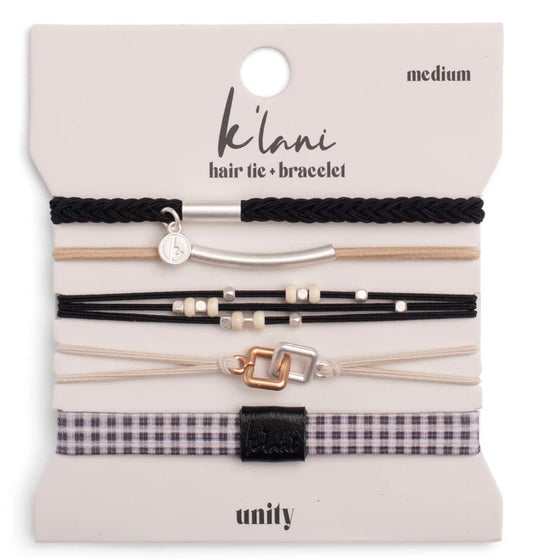 K’lani Hair Tie/Bracelet Set | Unity