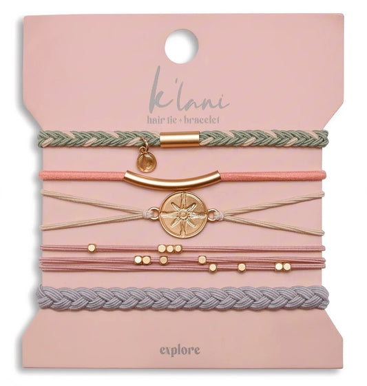 K’lani Hair Tie/Bracelet Set | Explore