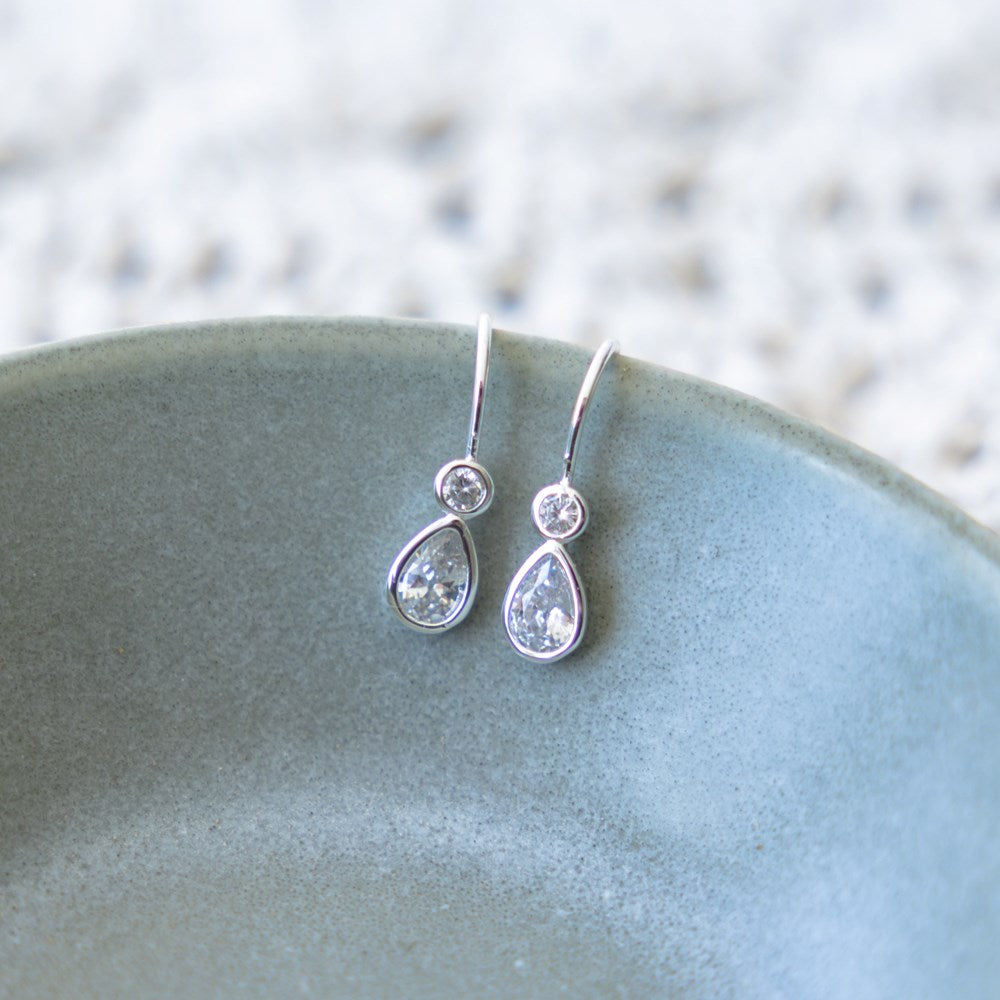 Aura Earrings | Clear