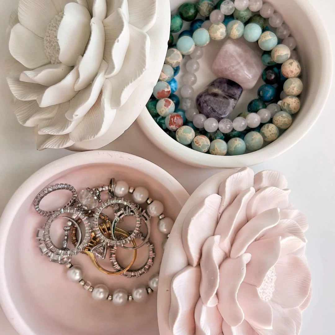 Floral Jewelry Trinket Box