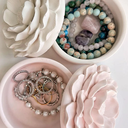 Floral Jewelry Trinket Box