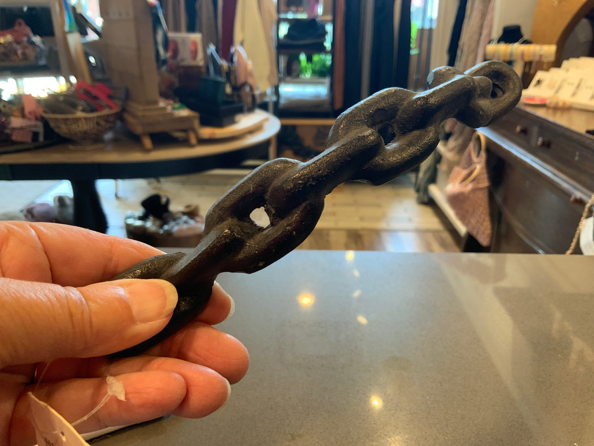 Cast iron - chain handle hardware