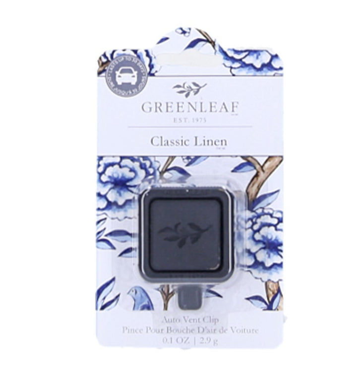 Classic Linen | Scented Car Vent Clip