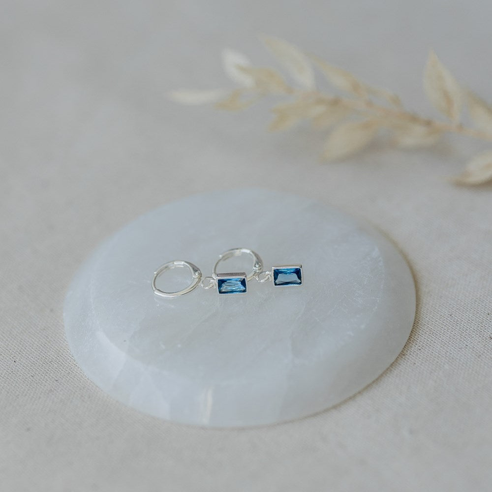 Shine Hoops | Sky Blue