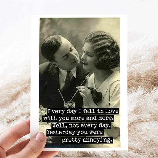 Every Day I Fall In Love With You Greeting Card