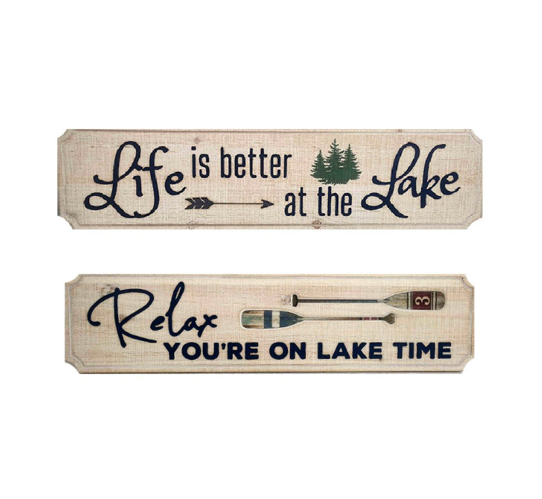 Lake Wall Plaque