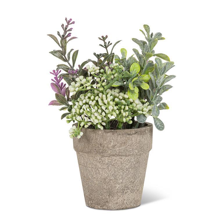 Mixed Greenery with Lavender