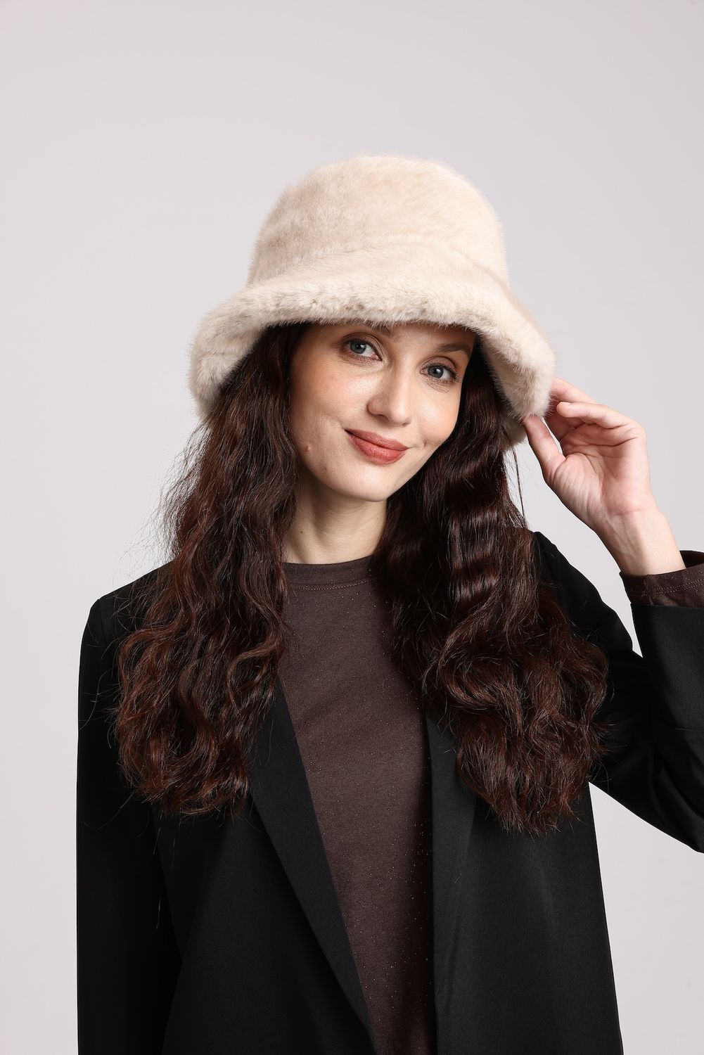 Faux Fur Bucket Hat