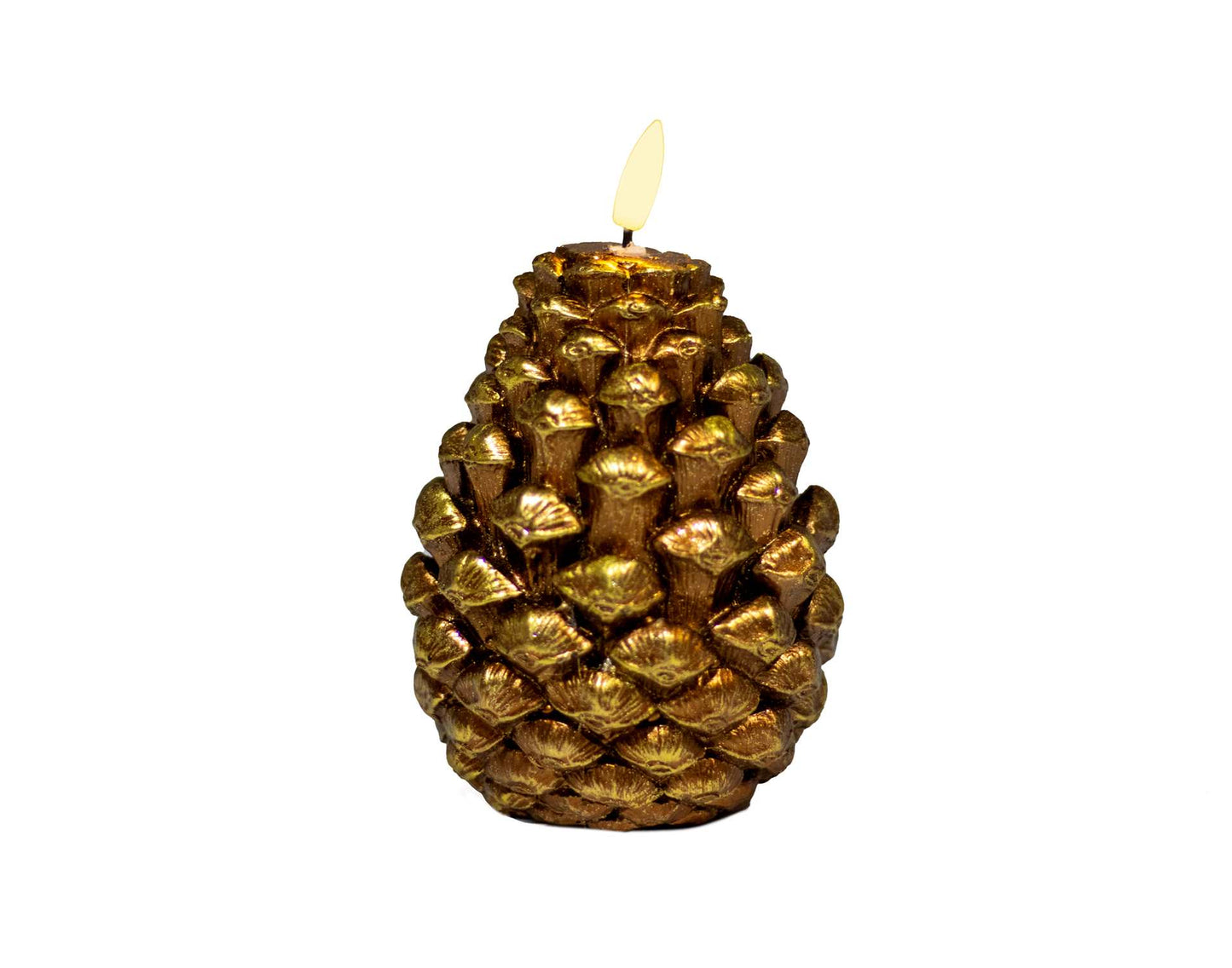 Wax LED Pinecone Candle
