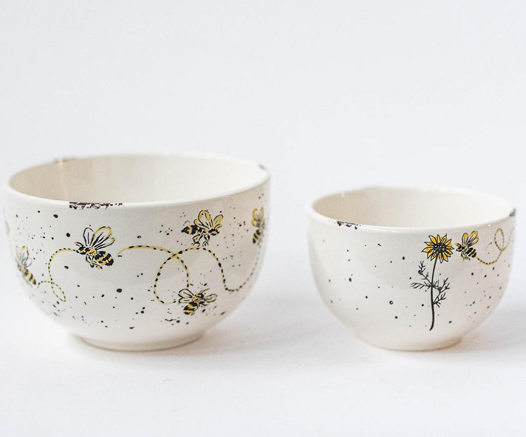 Honey Bee Bowls | Set of 2