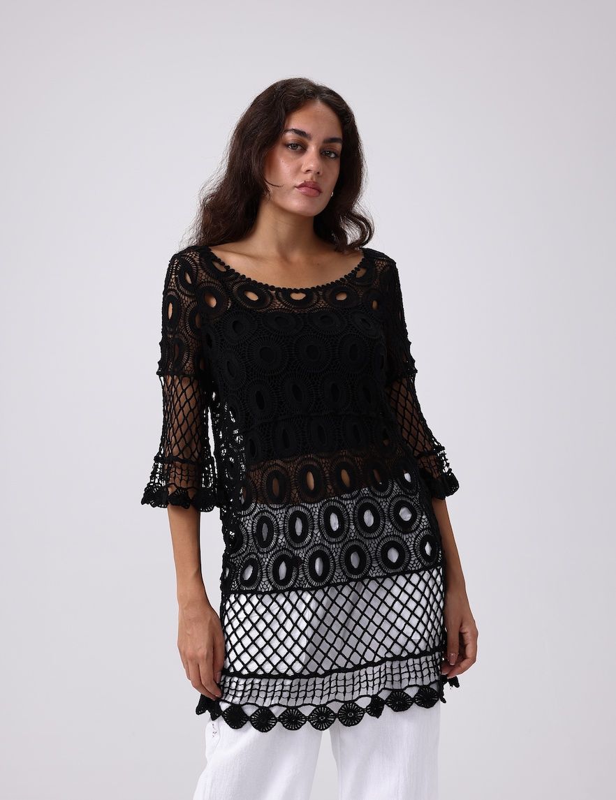 Long Crochet Top