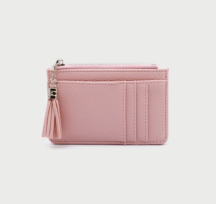 Wallet w/ 3 Card Slots & Zippered Pouch