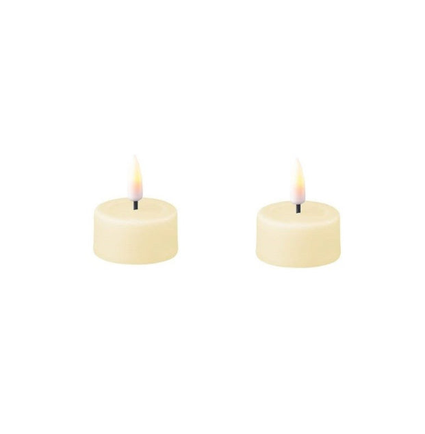 Cream LED Tealights | Set of 2
