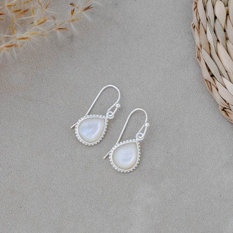Paris Earrings | Mother of Pearl