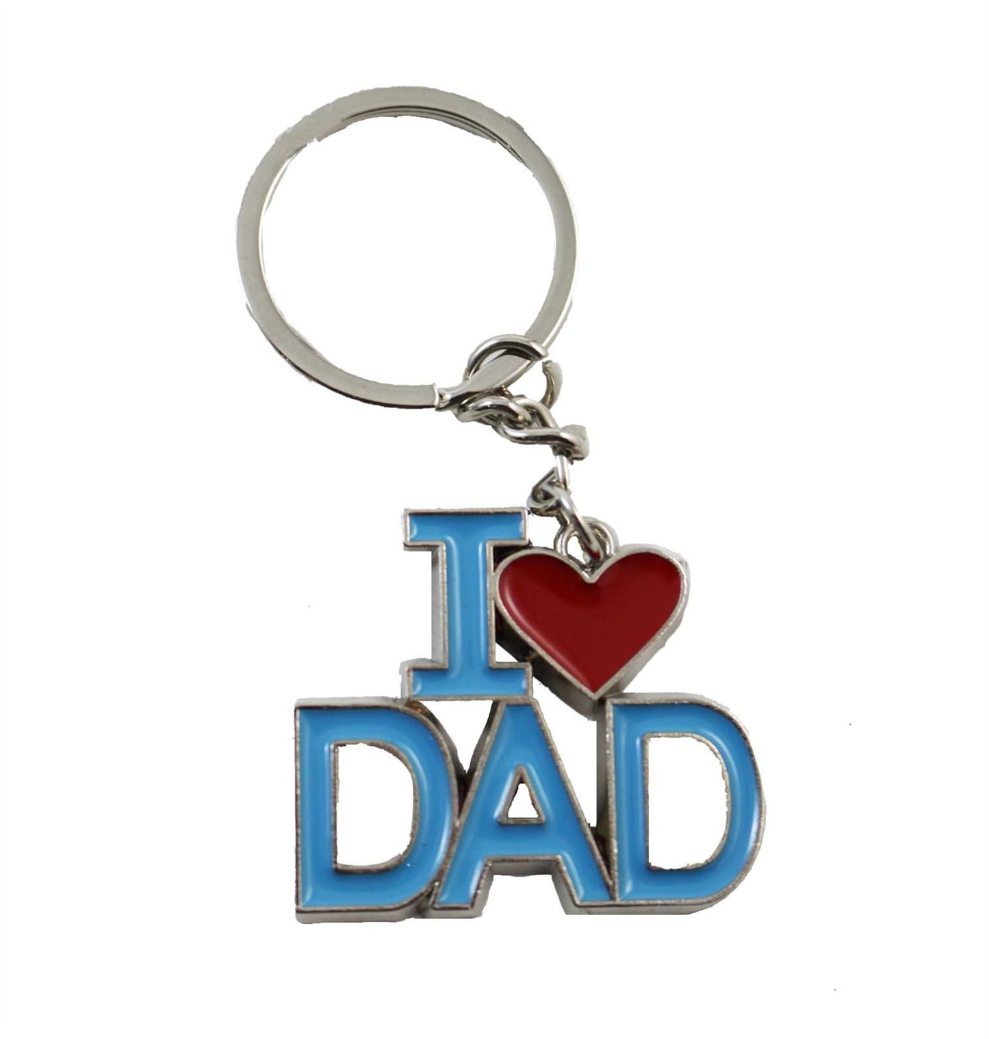 I Love Dad Keychain