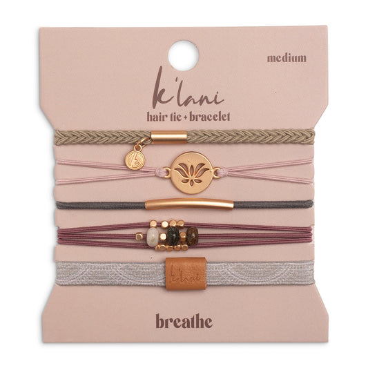 K’lani Hair Tie/Bracelet Set | Breathe
