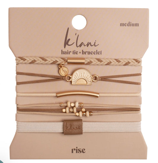 K’lani Hair Tie/Bracelet Set | Rise