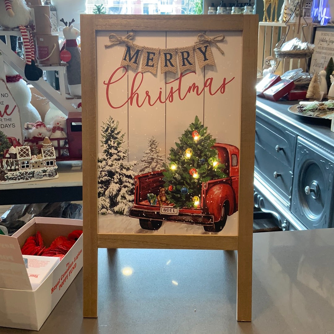 Merry Christmas Easel