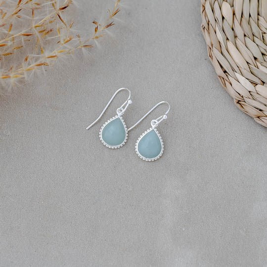Paris Earrings | Amazonite