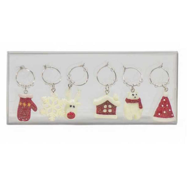 Holiday Wine Charms