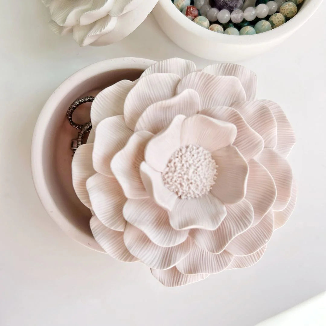 Floral Jewelry Trinket Box