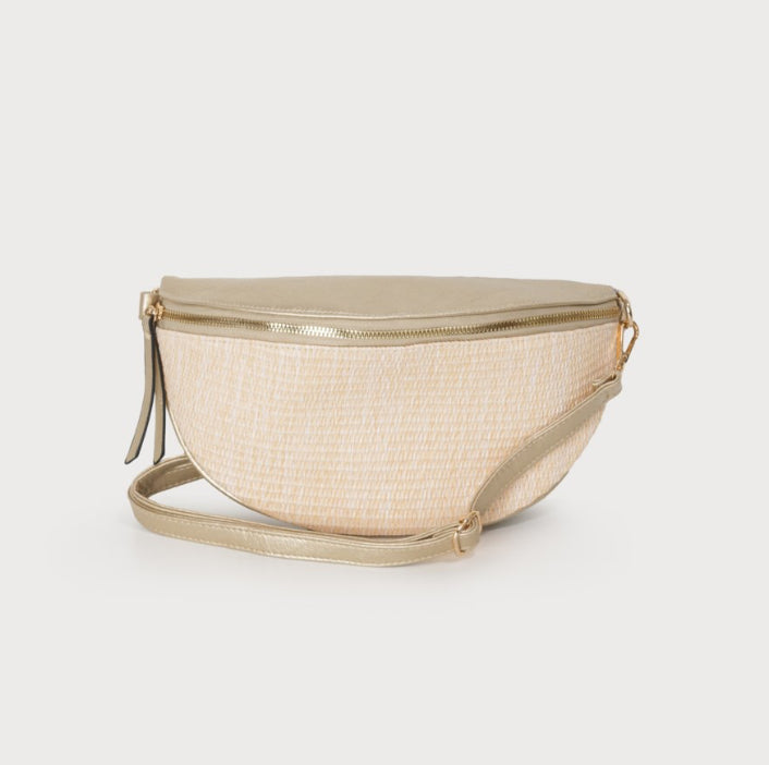 Raffia Belt Bag