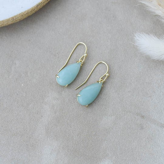 Marmee Earrings | Amazonite