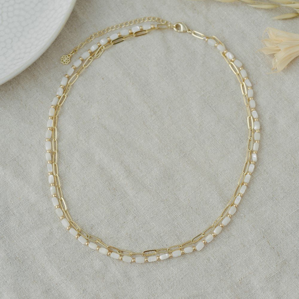 Mary Neckalce | Mother of Pearl