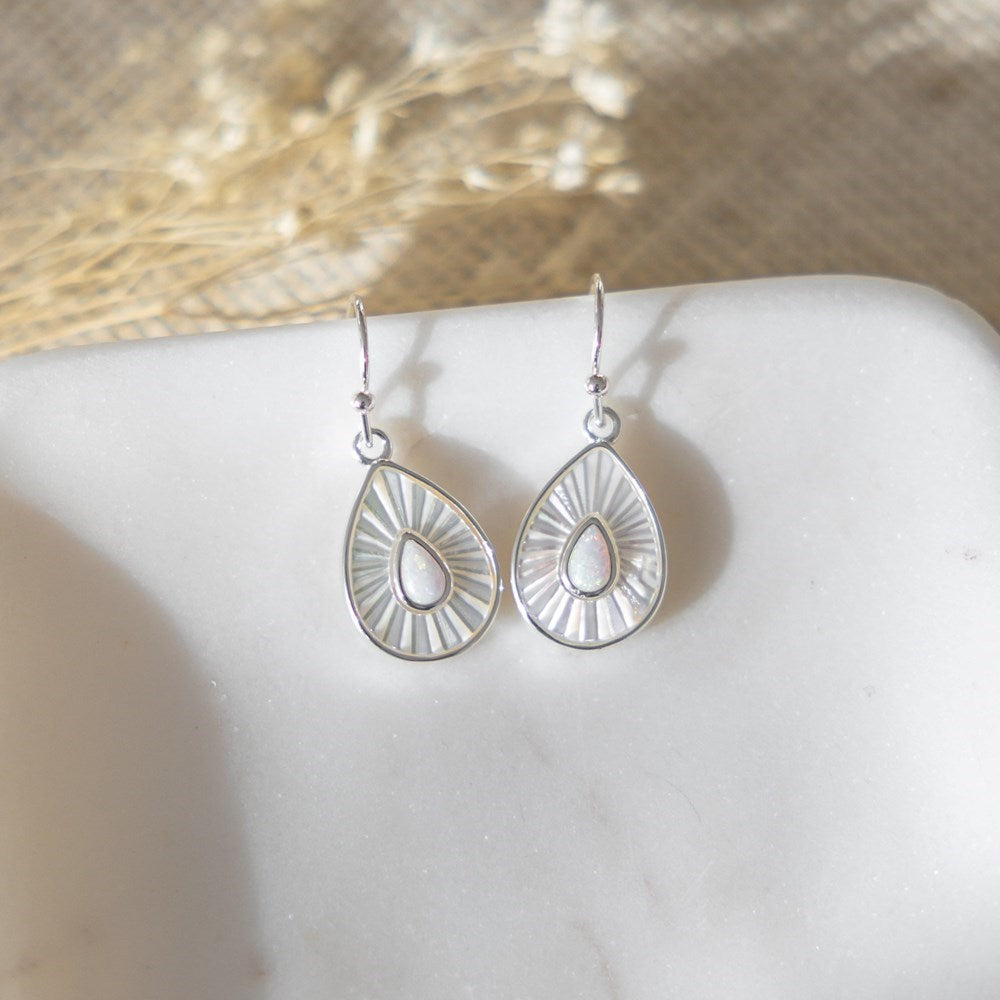 Dewdrop Earrings | Opalite
