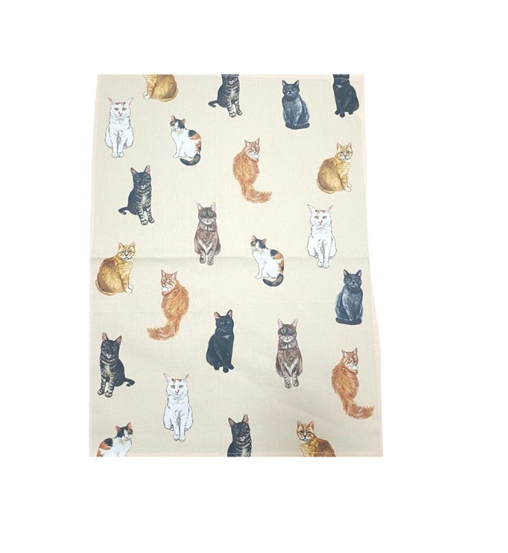 Cat Tea Towel