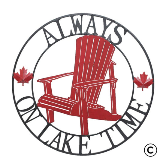 Always On Lake Time Wall Art