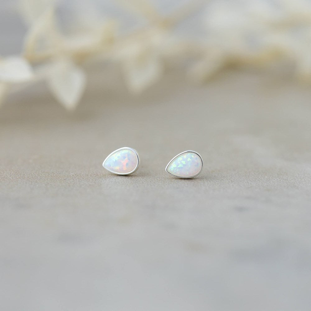 Icy Rain Studs | Opalite
