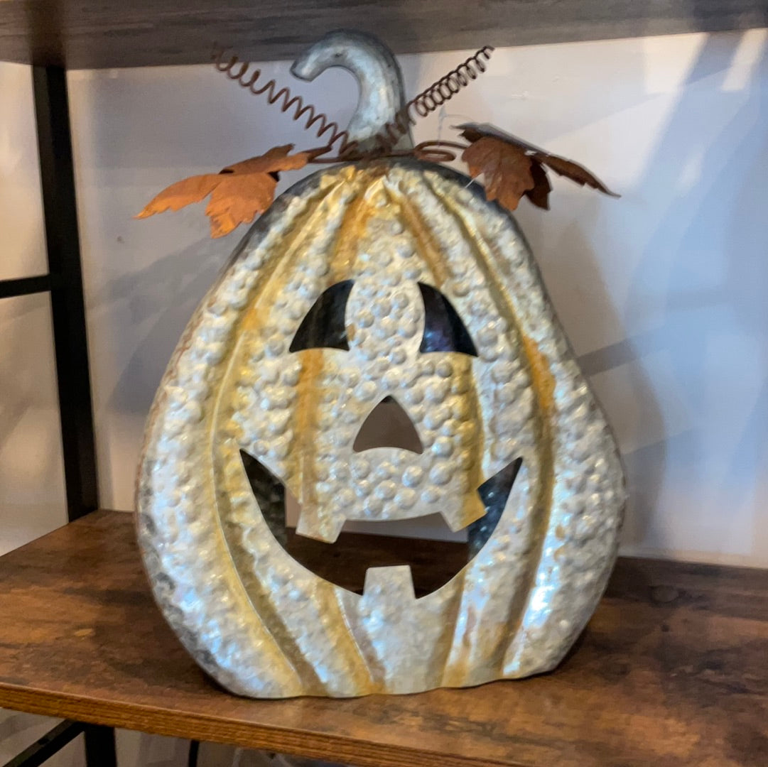 Metal Jack-O-Lantern