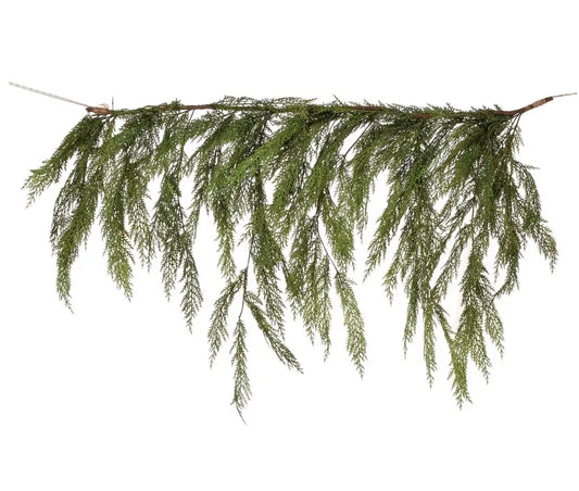 Real Touch Cedar Dripping Garland