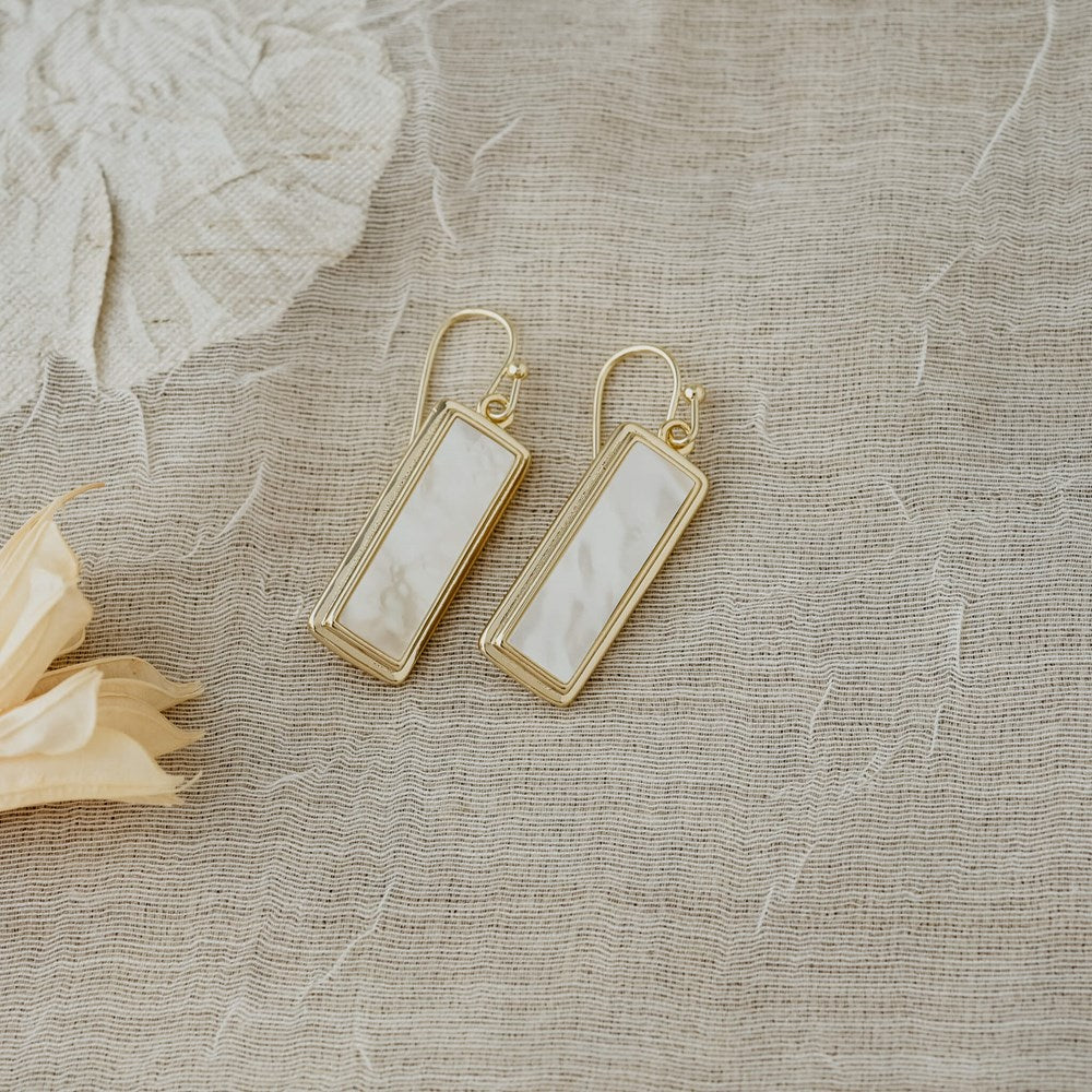 Sarah Earrings | Mother of Pearl