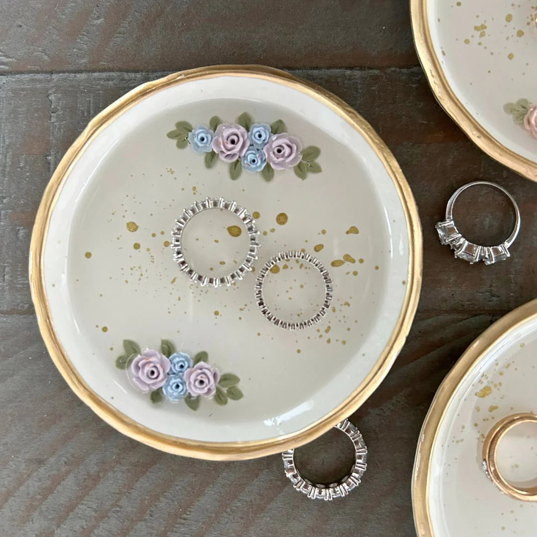 Purple & Blue Ring Dish