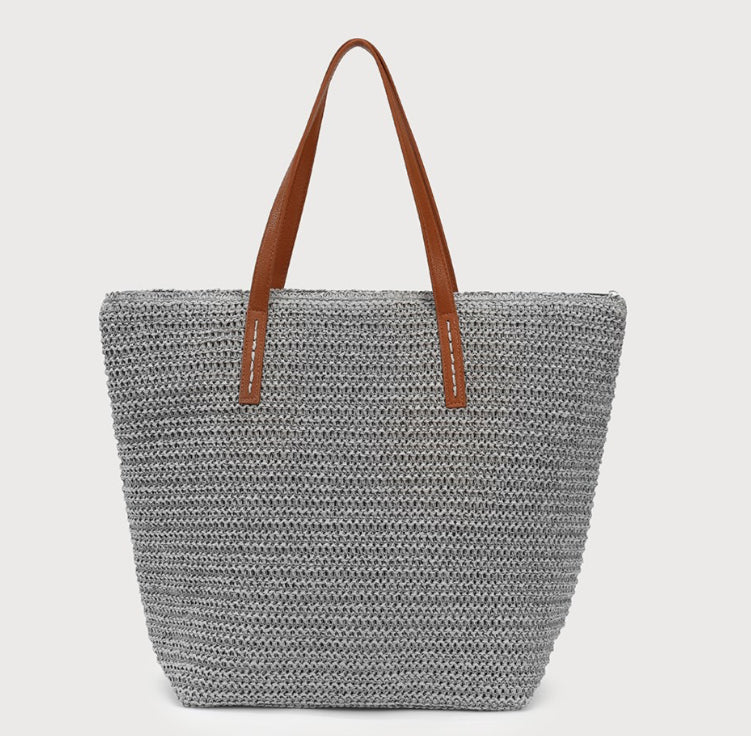 Raffia Tote Bag